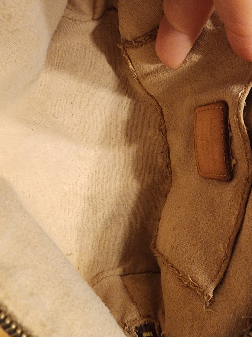 Louis Vuitton Brown Monogram Cosmetic Pouch Raw Interior - Picture 12 of 16
